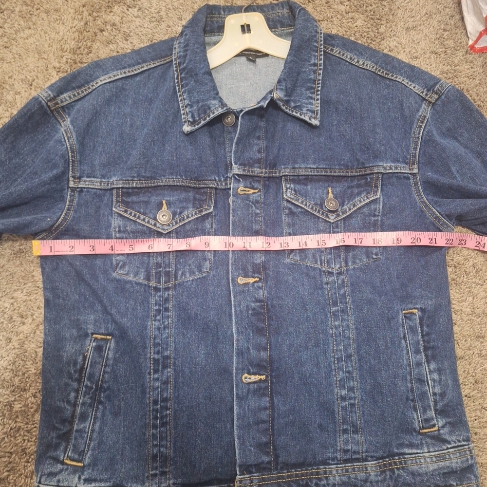 INC International Concepts Men's Denim Jean Jacket - Dark Blue - M - Picture 8 of 9